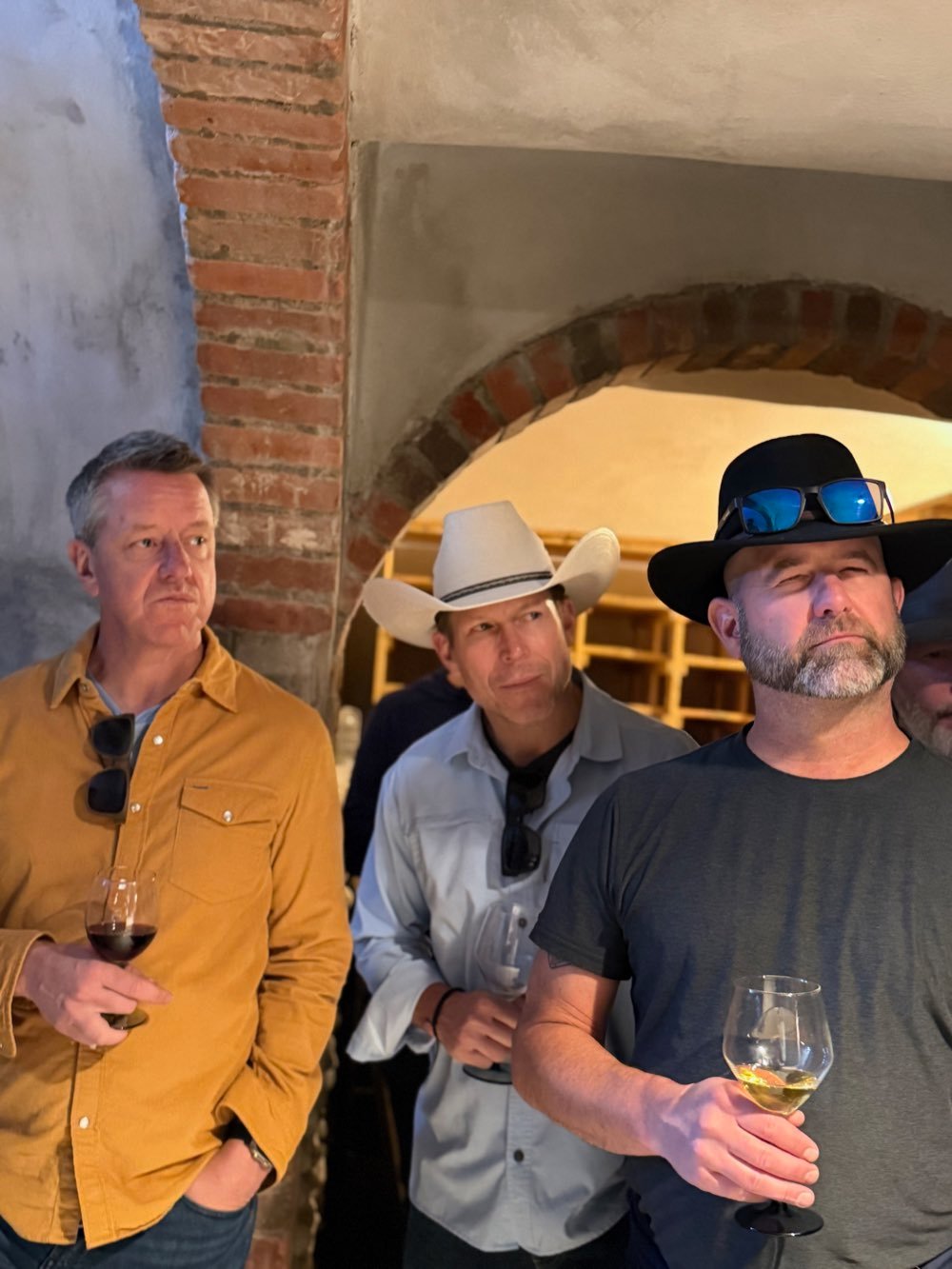Cheese and wine tasting in the creamery cave