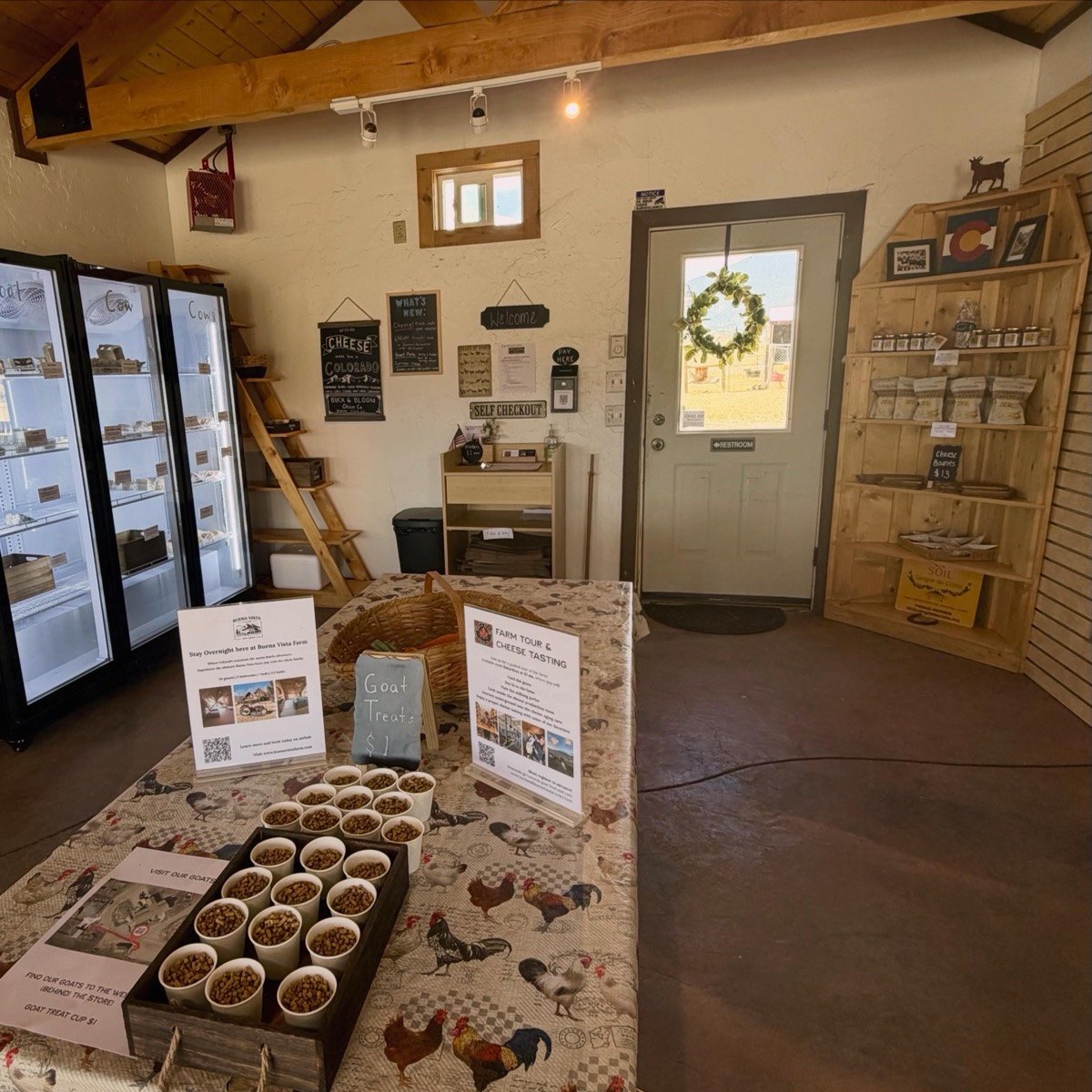 Local artisan goods and a tasting at the General Store